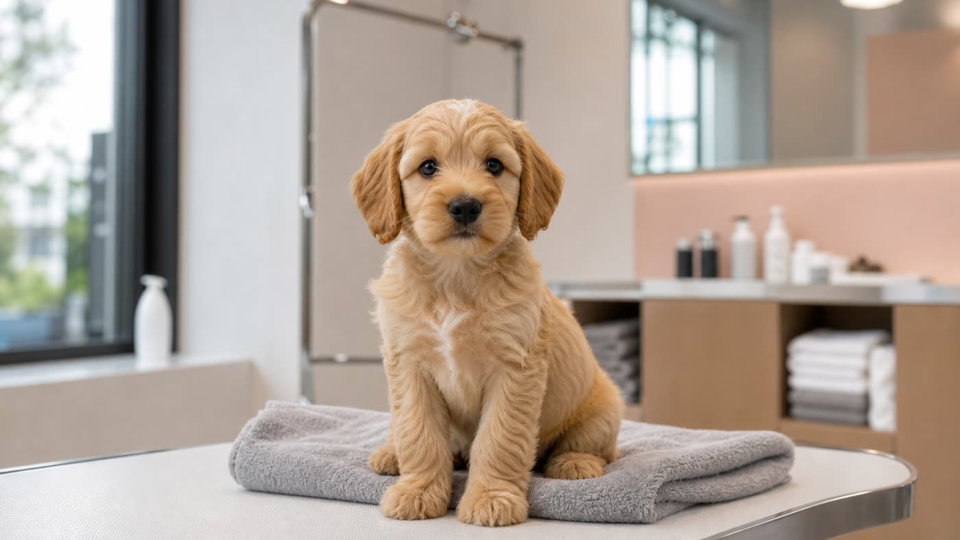 À quel âge emmener un chiot chez le toiletteur ?